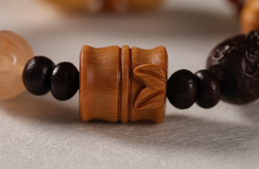 Handcrafted Multi-Element Wooden Bead Bracelets – Prosperity & Blessings Collection
