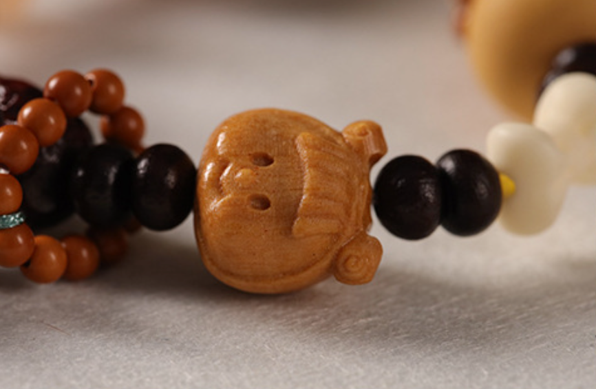 Handcrafted Multi-Element Wooden Bead Bracelets – Prosperity & Blessings Collection
