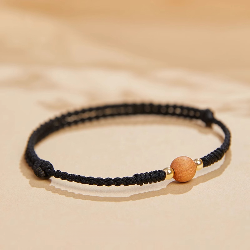 Peachwood Red String Protection Bracelet