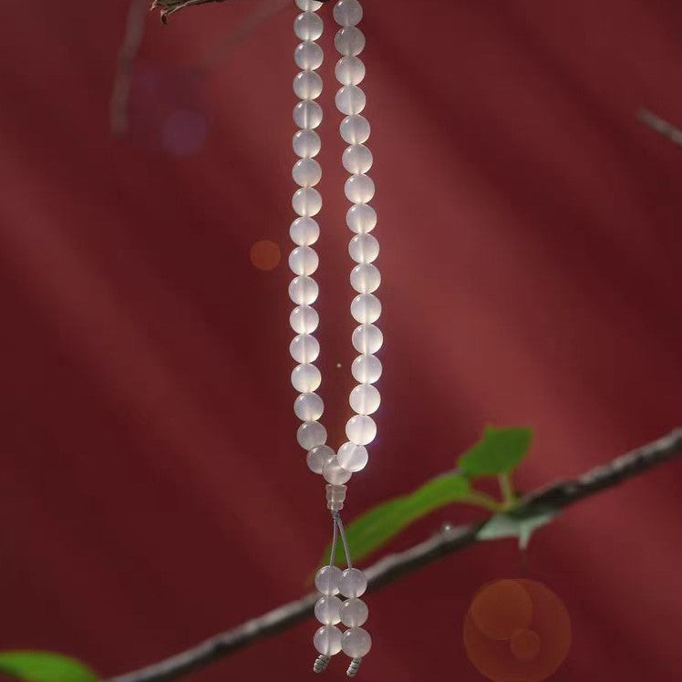White Agate Crystal Bracelet – Calm & Clarity