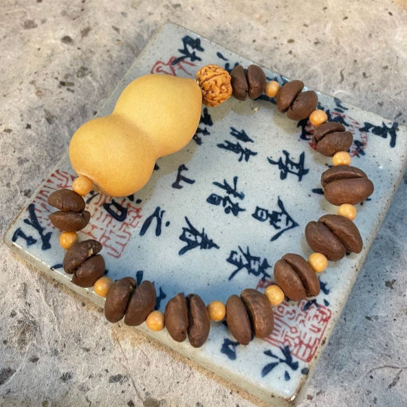 Handmade Gourd Bead Bracelets – Prosperity & Blessings Collection