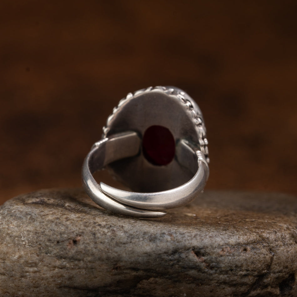 Ruby 925 Sterling Silver Ring – Love & Vitality