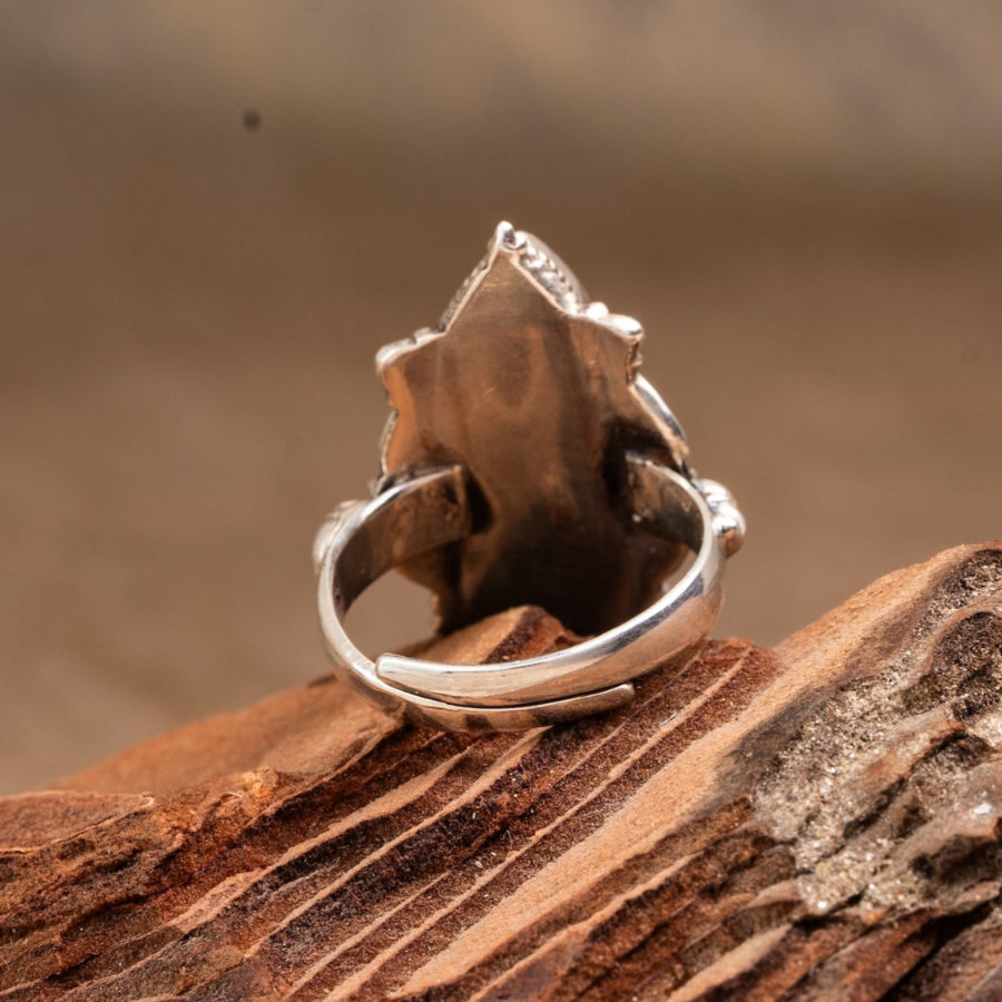 Twin Turquoise 925 Sterling Silver Ring – Protection & Calm